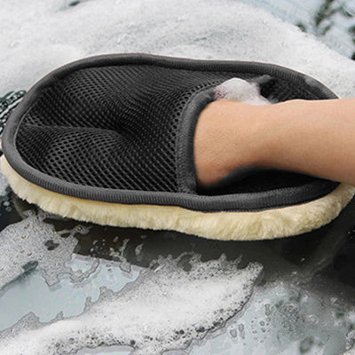 Gants de lavage de voiture en laine synthétique