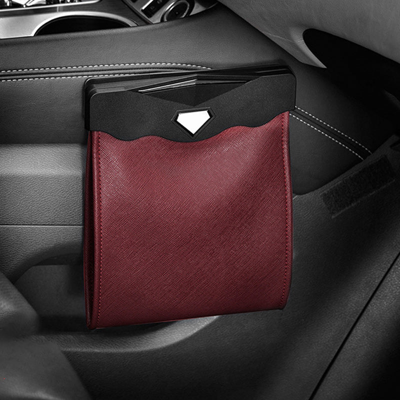 Sac poubelle de voiture suspendu