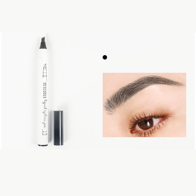 Crayon à sourcils waterproof avec pointe micro-fourchette