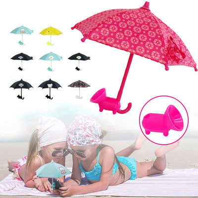 Support De Téléphone Portable Mignon Avec Parasol