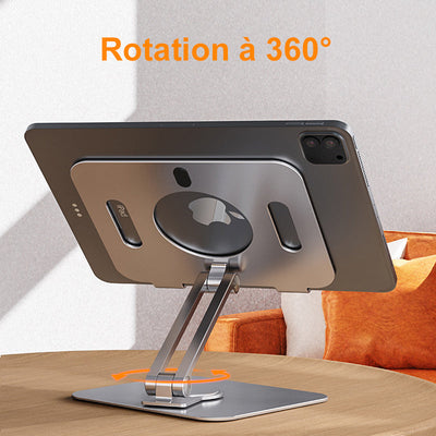 Support d'ordinateur portable rotatif à 360°