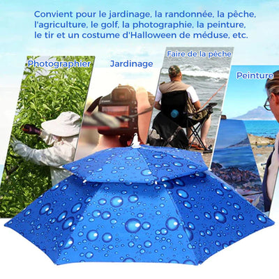 Chapeau Parapluie Extérieur Double Couche