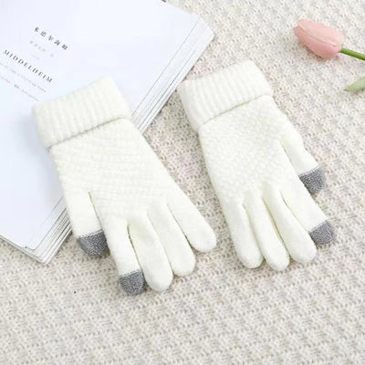 Gants Jacquard Épais pour Écran Tactile