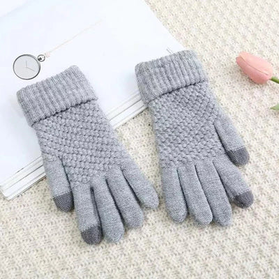 Gants Jacquard Épais pour Écran Tactile