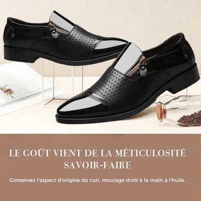 Chaussures D'affaires En Cuir Quatre Seasons Pour Hommes