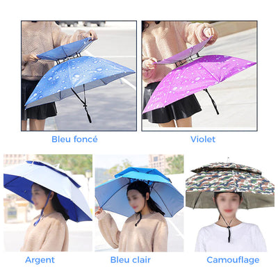 Chapeau Parapluie Extérieur Double Couche