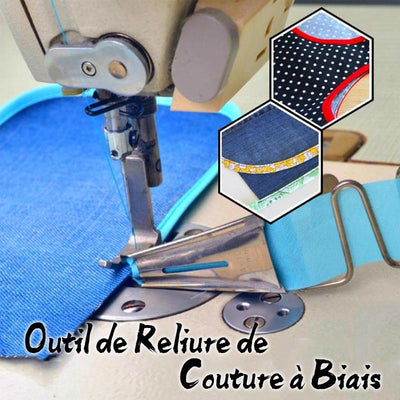 Outil de Reliure de Couture à Biais