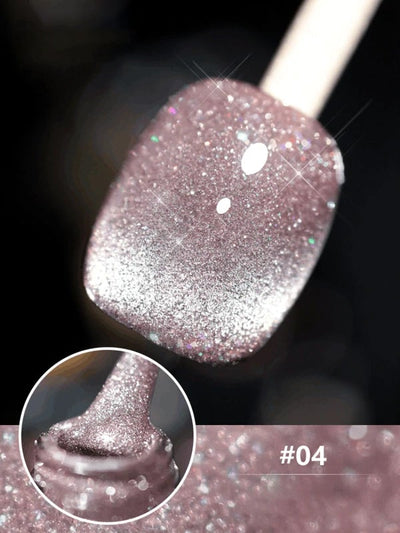 Vernis à Ongles œil de Chat Laser Diamanté