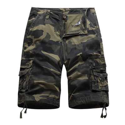 Short de sport multi-poches pour homme