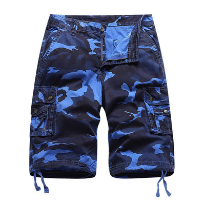 Short de sport multi-poches pour homme