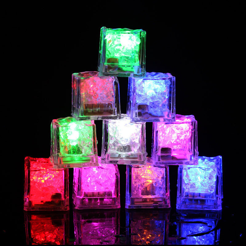 🎅Vente anticipée de Noël🎅Cube de glace LED (12 pcs)