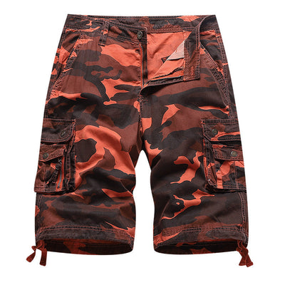 Short de sport multi-poches pour homme