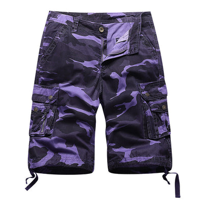 Short de sport multi-poches pour homme