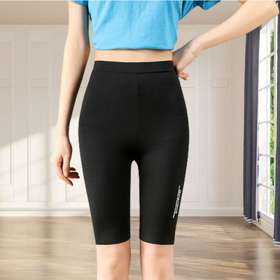 Pantalon de yoga uni fin et élastique