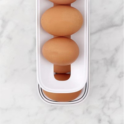 🥚Boîte de rangement automatique pour porte-œufs à défilement