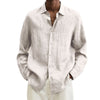 Chemise Coupe Classique En Lin Pour Hommes