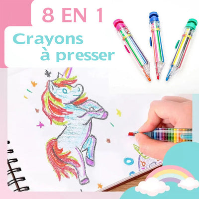 Crayons 8 en 1