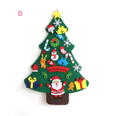 Arbre de Noël en Feutre Bricolage (Meilleur Cadeau pour Les Enfants)