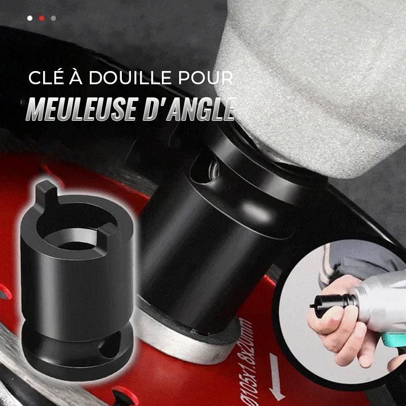 Clé à douille pour meuleuse d'angle