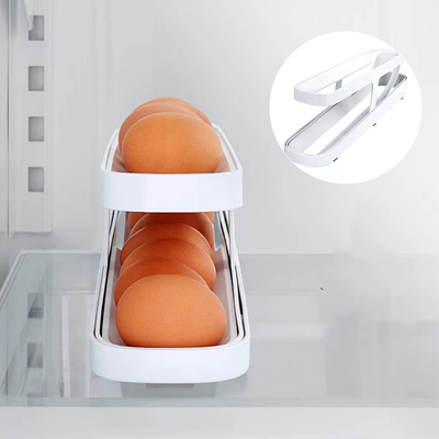 🥚Boîte de rangement automatique pour porte-œufs à défilement