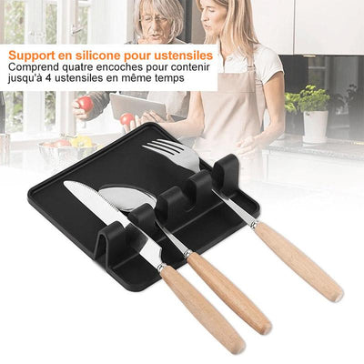 Support d'Ustensiles de Cuisine en Silicone