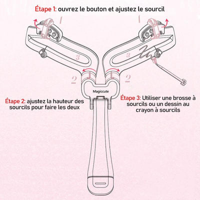 Pochoir Ajustable Pour Sourcils