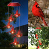 Carillon éolien oiseau rouge