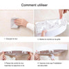 Tablette d'angle de salle de bain multifonction sans vis