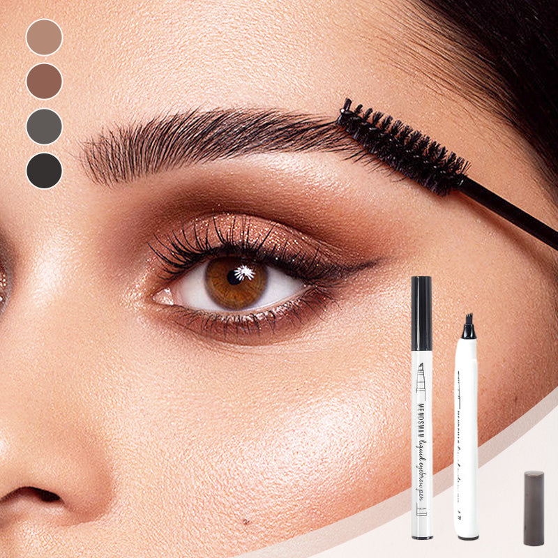 Crayon à sourcils waterproof avec pointe micro-fourchette