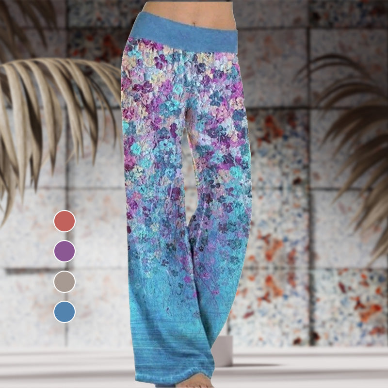 Pantalon De Yoga Imprimé Ample Pour Femme