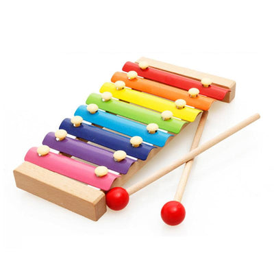 Jouet de Xylophone en Bois Coloré pour Enfants