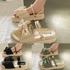 Sommerliche vielseitige modische Sandalen mit Schleife