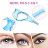 3 en 1 cils outils mascara bouclier applicateur garde