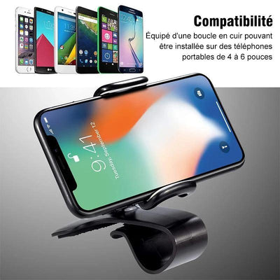 Support de Téléphone de Voiture à Rotation à 360 Degrés