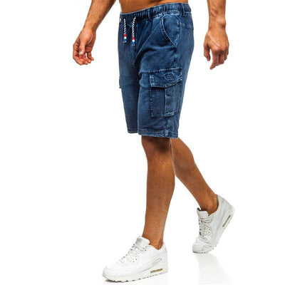 Short en Jean Délavé pour Hommes