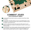 Jeu de Plateau en Bois à Retournement de Bloc