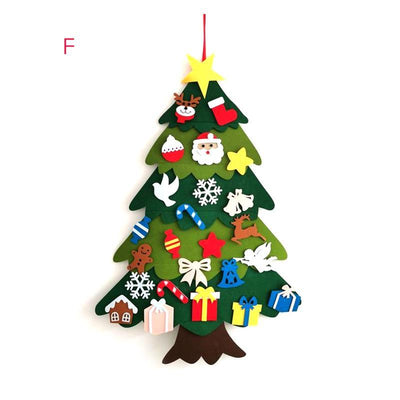 Arbre de Noël en Feutre Bricolage (Meilleur Cadeau pour Les Enfants)