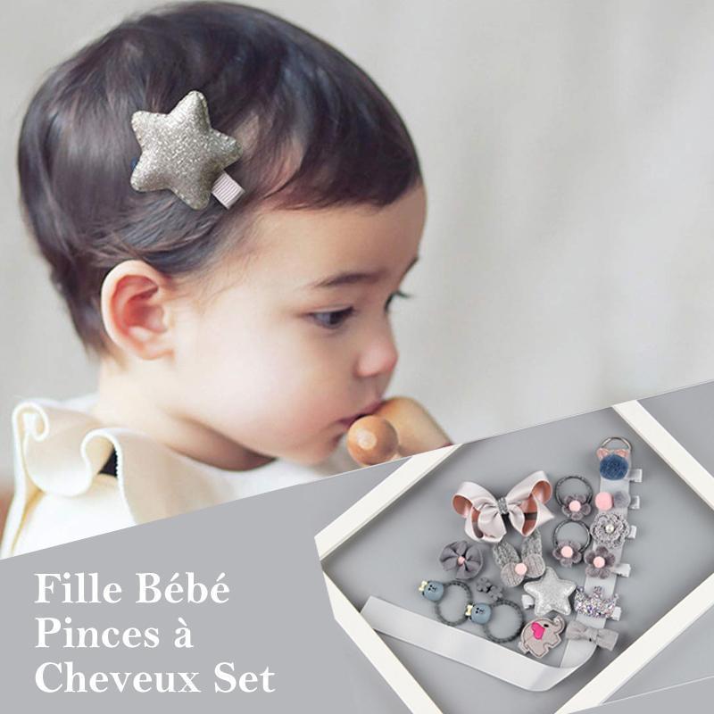 18 Pièces Pince à Cheveux Set pour Fille