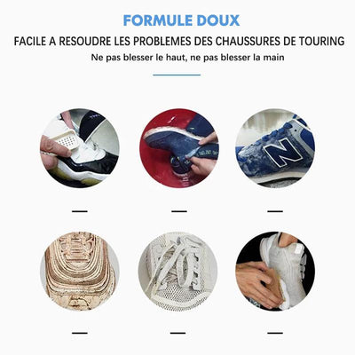 Lingettes humides pour chaussures professionnelles