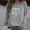 Sweat femme col rond printemps