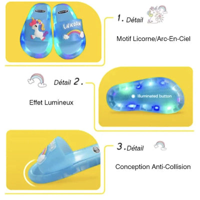 Chaussons Heureux LED Pour Enfants