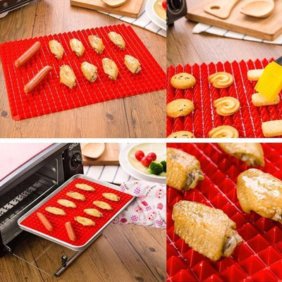 Tapis de Cuisson en Silicone Anti-adhésif Réutilisable