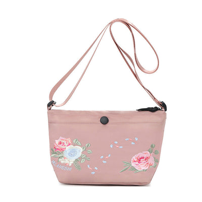 Sac à bandoulière élégant avec broderie florale