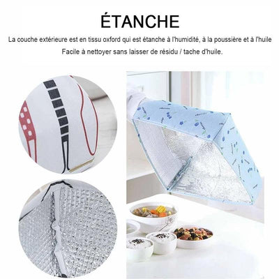 Couvercle Isolant Pliable pour Aliments