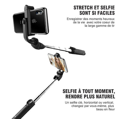 Selfie Trépied, Bluetooth Selfie Stick 3 en 1