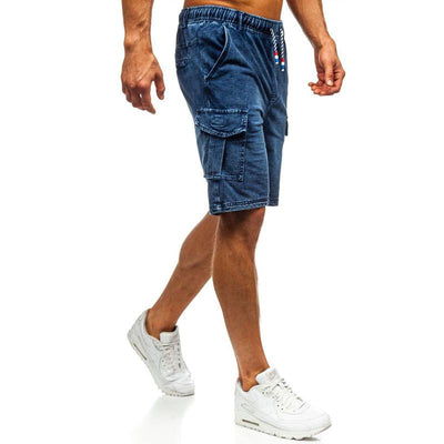 Short en Jean Délavé pour Hommes