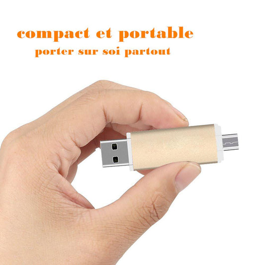 16 Go/32 Go/64 Go Clé USB Flash Drive pour Smartphone Android et Tablette