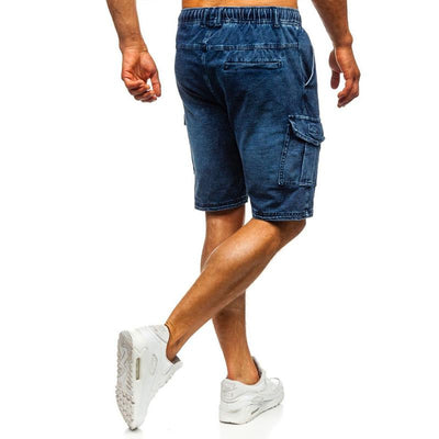 Short en Jean Délavé pour Hommes