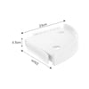 Tablette d'angle de salle de bain multifonction sans vis