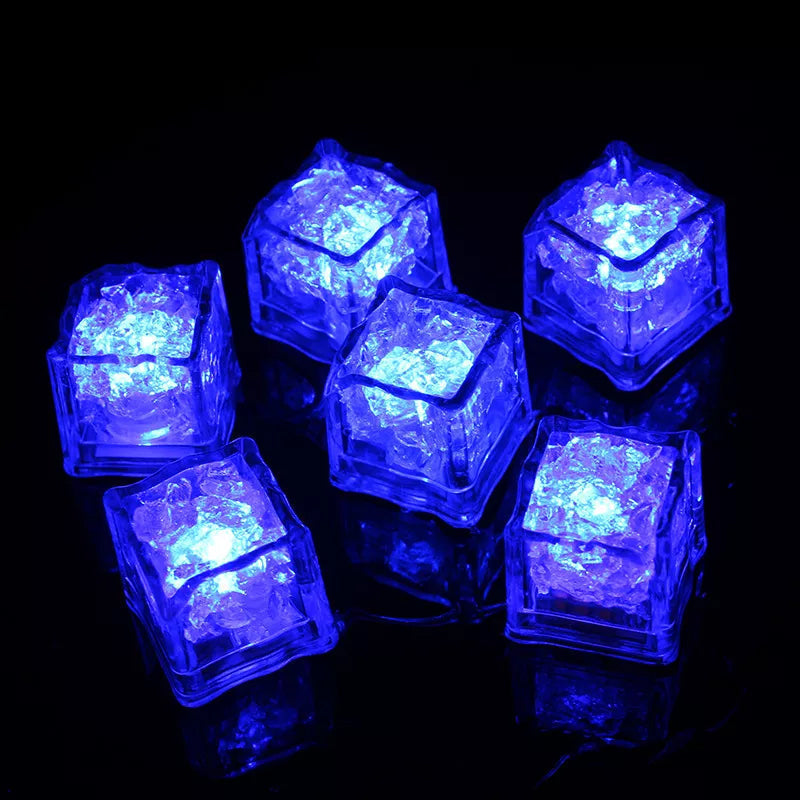 🎅Vente anticipée de Noël🎅Cube de glace LED (12 pcs)